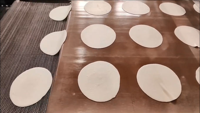 Ligne automatisée de fabrication de tortillas